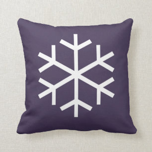 Snöflingadekorativ kudde