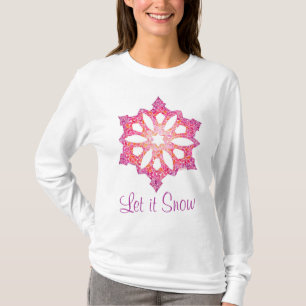 Snöflingan Långsårad skiva T Shirt