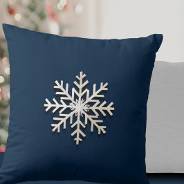 Snöflingans accent Dekorativ kudde