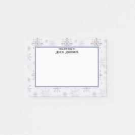 Snöflingans Roligt Vattenfärg från klibbiga dekan Post-it Block