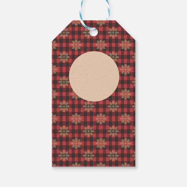Snöflingeland Jul  Presentetikett (Framsidan)