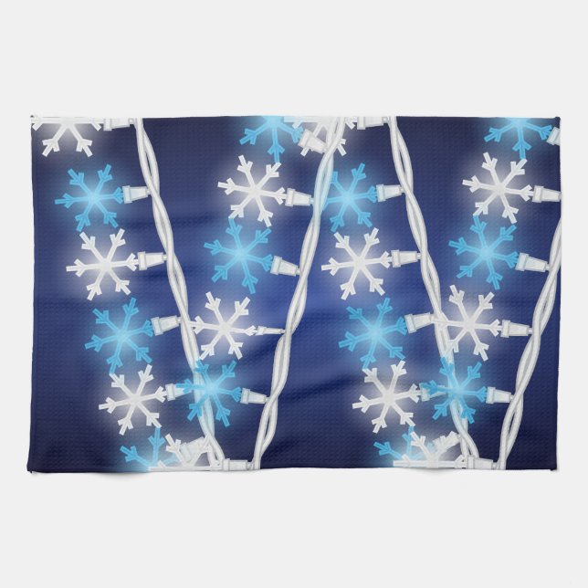 Snöflingeljus Kökshandduk (Horisontell)