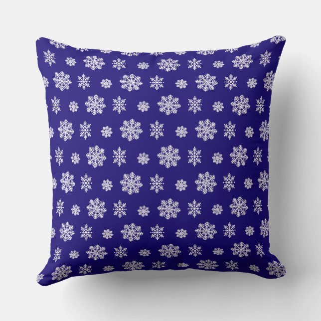 Snöflingemönster Kudde (Baksida)