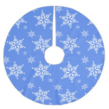 Snöflingemönster, Vita snöflingor, Snö, Blå