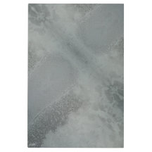 Snöflingmönster Metall Väggkonst