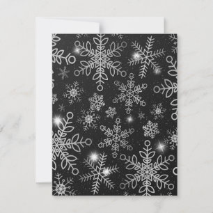 Snöflingor 8 anteckningskort
