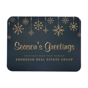 Snöflingor affärssäsong magnet