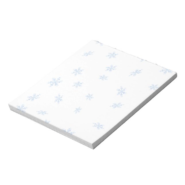 Snöflingor Anteckningsblock (Roterad)