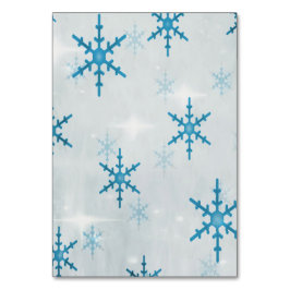 Snöflingor Bling Jul Bröllop Bordskort