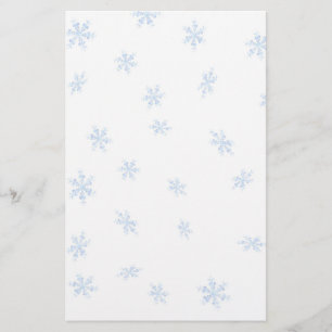 Snöflingor Brevpapper