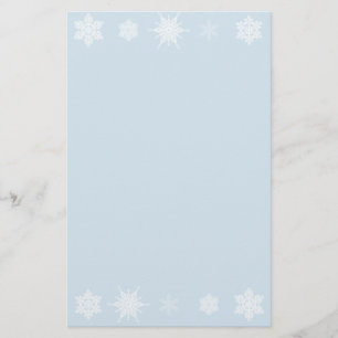 Snöflingor Brevpapper