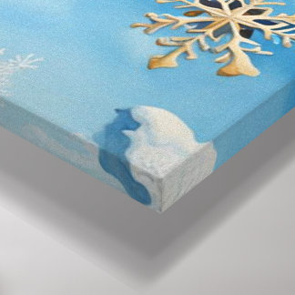 Snöflingor Canvastryck