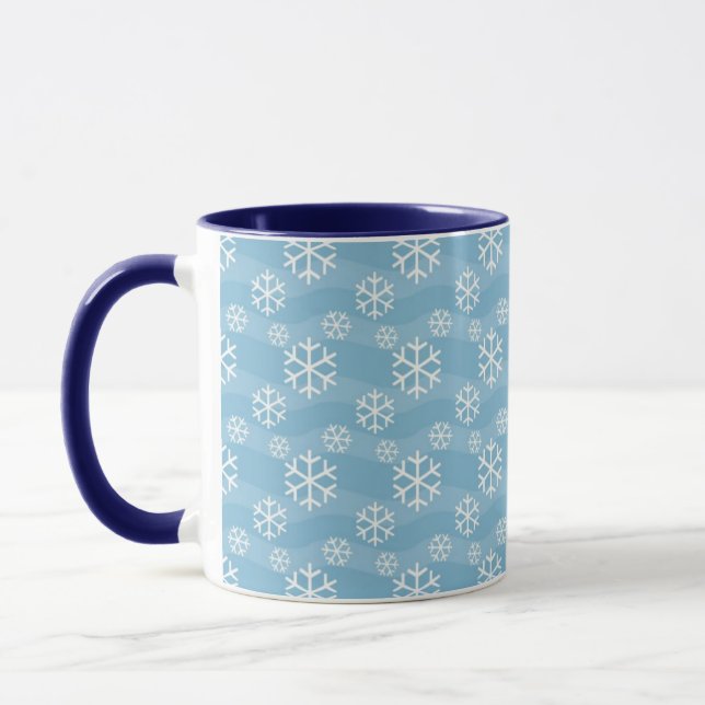 snöflingor christmas kaffe kopp (Vänster)