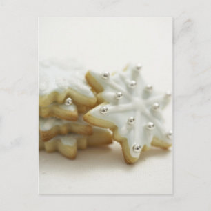 Snöflingor Cookies Vykort