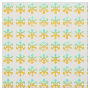 Snöflingor Fabric Tyg