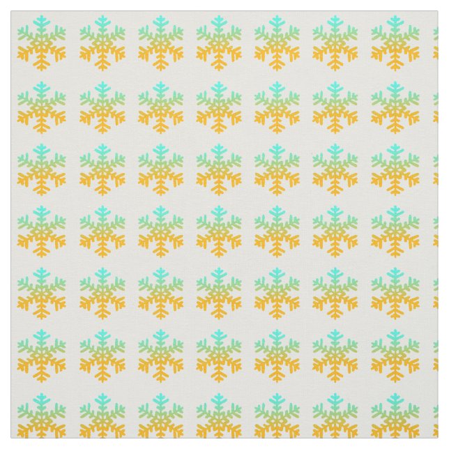 Snöflingor Fabric Tyg (Provkarta)