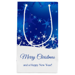 Snöflingor för julblå vinter