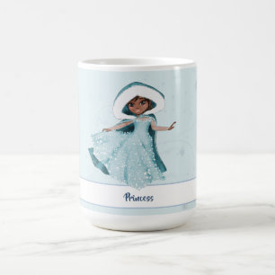 Snöflingor för julprinsessan Enchanted Girls Kaffemugg