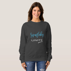 Snöflingor förenade! Politiska liberala motståndet T-shirt