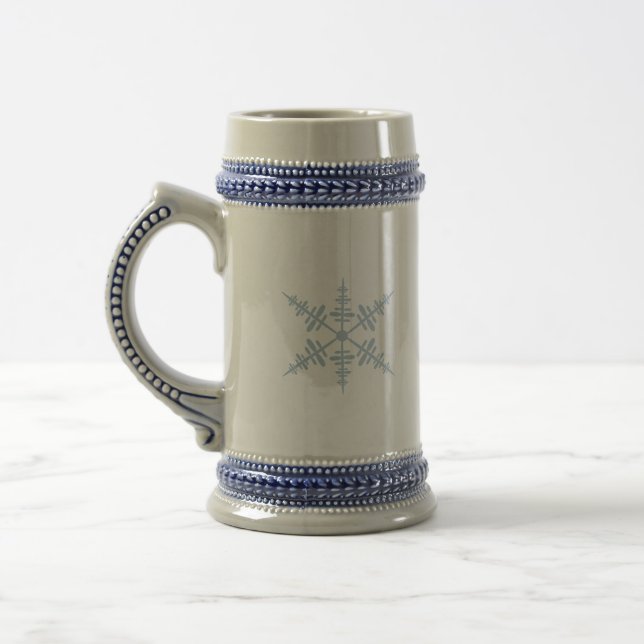 Snöflingor Frosted Glass Mugg, 10 oz Sejdel (Vänster)