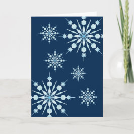 Snöflingor Helgdag Helgkort