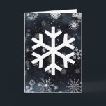 Snöflingor Helgkort<br><div class="desc">Ett annat härligt snowflakehälsningkort från SnowDays som är designad vid dig!</div>