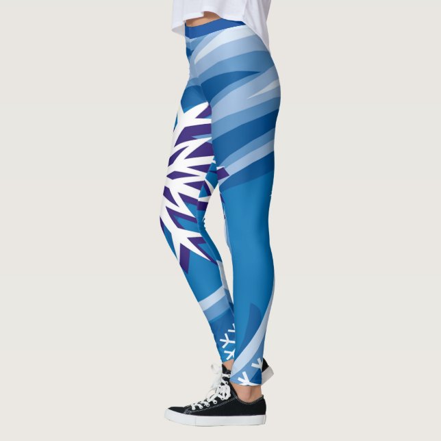 SNÖFLINGOR i VINDEN - Leggings (Vänster)