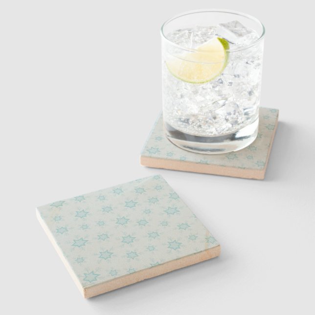 Snöflingor, isblått, Isig Snöflingor, Snö Stenunderlägg (Sidan)