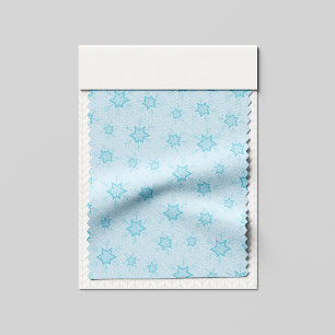 Snöflingor, isblått, Isig Snöflingor, Snö Tyg
