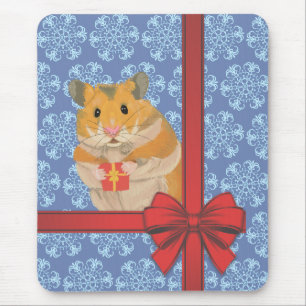Snöflingor jul Hamster Musmatta