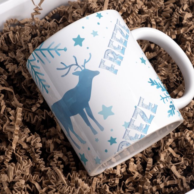Snöflingor Julafton Kaffemugg (Skapare uppladdad)