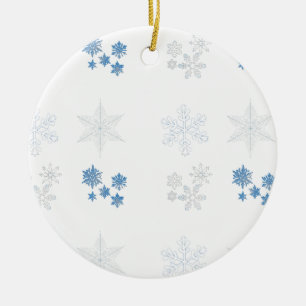 Snöflingor Julgransprydnad Keramik