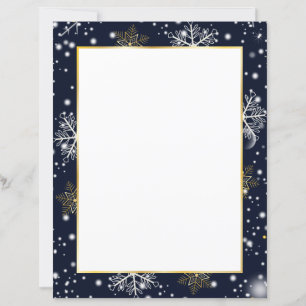 Snöflingor Julpapper