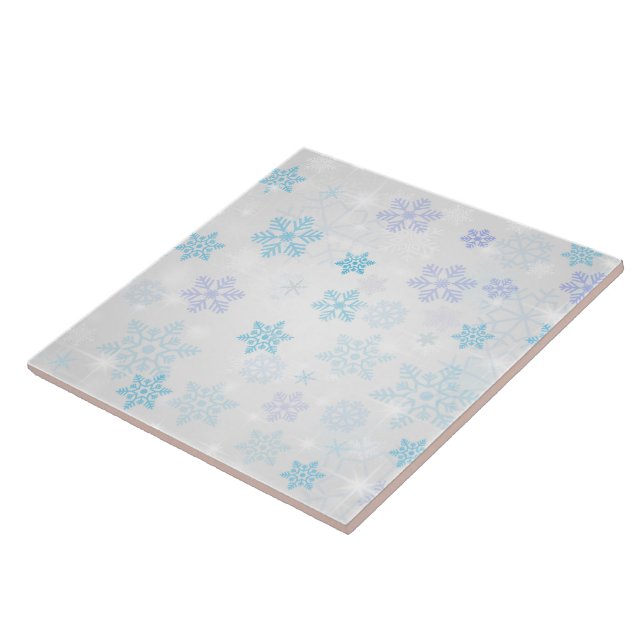 Snöflingor Kakelplatta (Sidan)