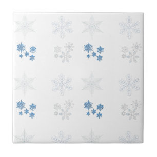 Snöflingor Kakelplatta