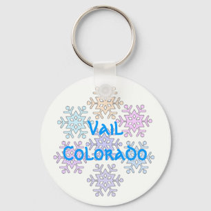 Snöflingor Keychain Nyckelring