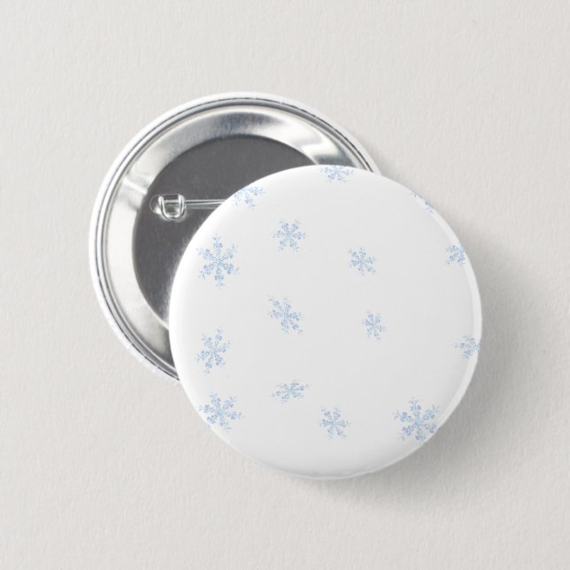 Snöflingor Knapp (Framsida & baksida)