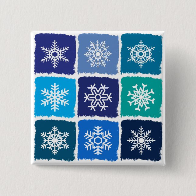 Snöflingor Knapp (Framsida)