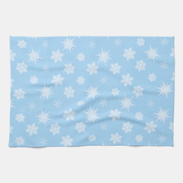 Snöflingor Kökshandduk (Horisontell)