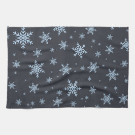 Snöflingor Kökshandduk