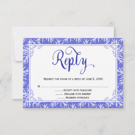 Snöflingor Kristet Bröllop Svarskort OSA Kort