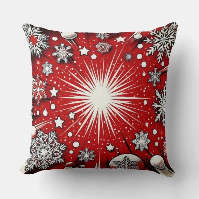 Snöflingor Kudde (Framsida)