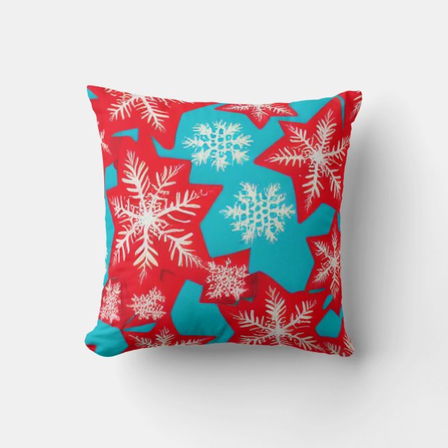 Snöflingor Kudde (Framsida)