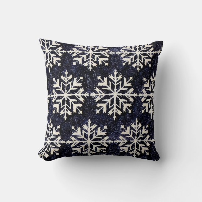 Snöflingor Kudde (Framsida)