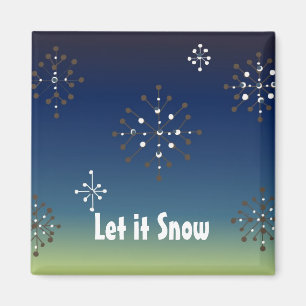 Snöflingor - Låt det snöa Magnet