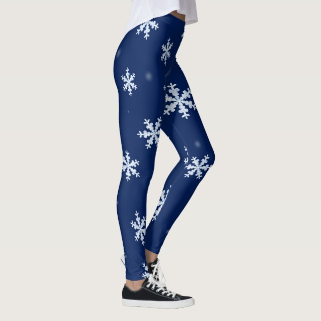 Snöflingor Leggings (Höger)