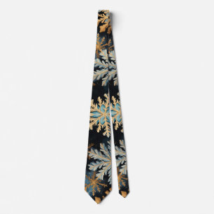 Snöflingor Magic jul Black Guld Blue Slips