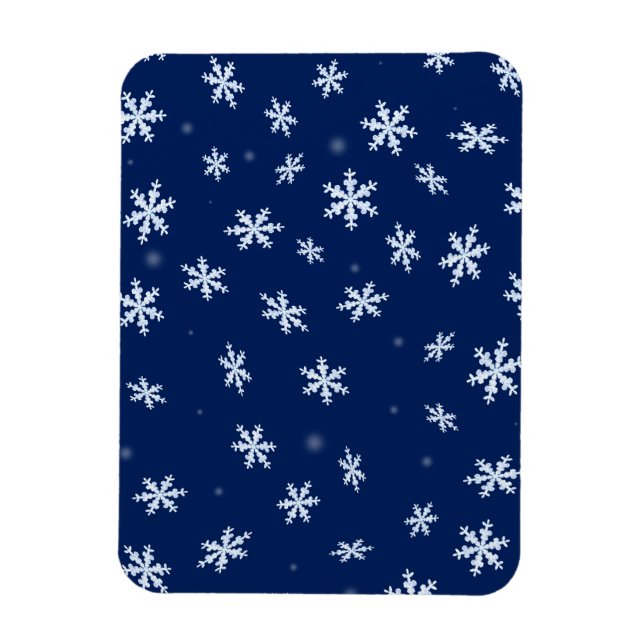 Snöflingor Magnet (Vertikal)