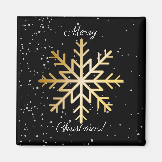 Snöflingor Magnet (Framsidan)