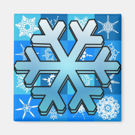 Snöflingor Magnet